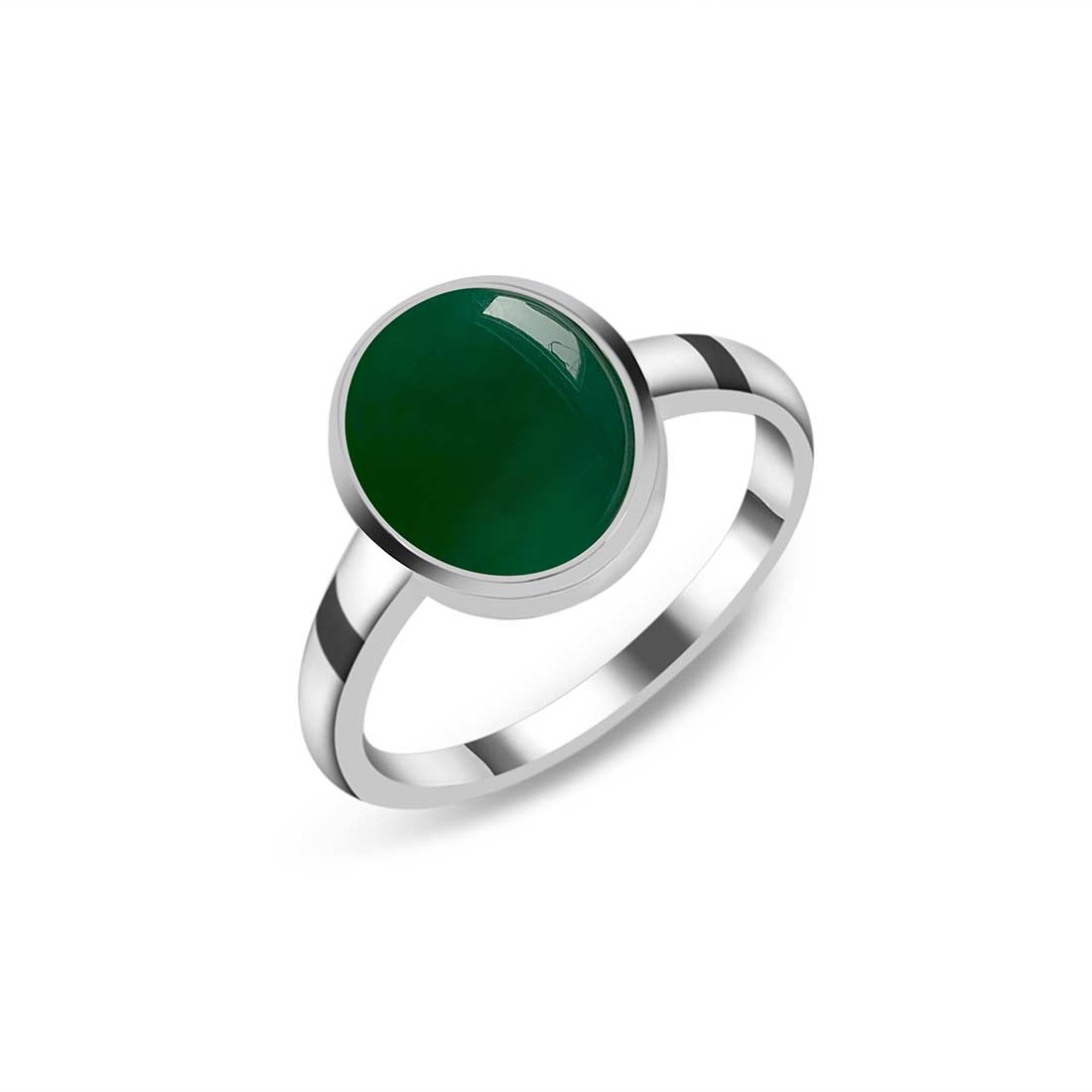 Green Onyx Ring-(GRO-SR-2514.)